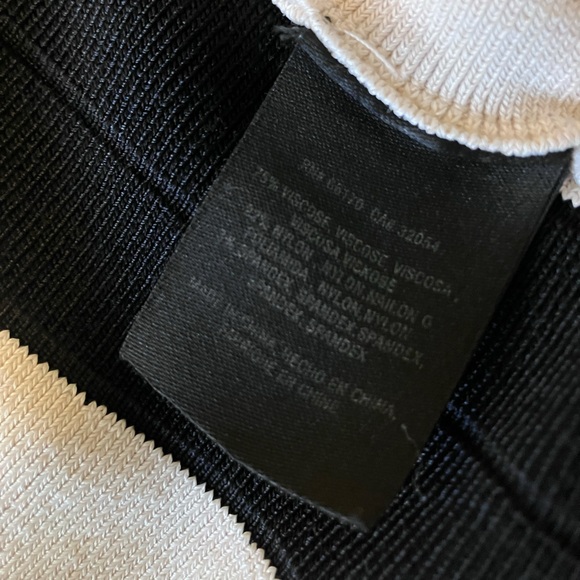 MAEVE Anthropologie Black and Off White Pull On MIDI A-Line Skirt Size XS - Picture 10 of 11